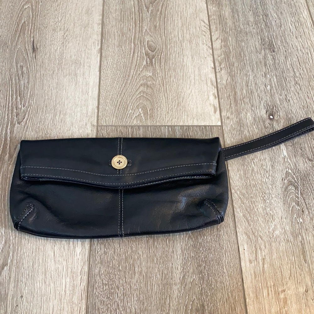 Ted Baker Black Leather Clutch